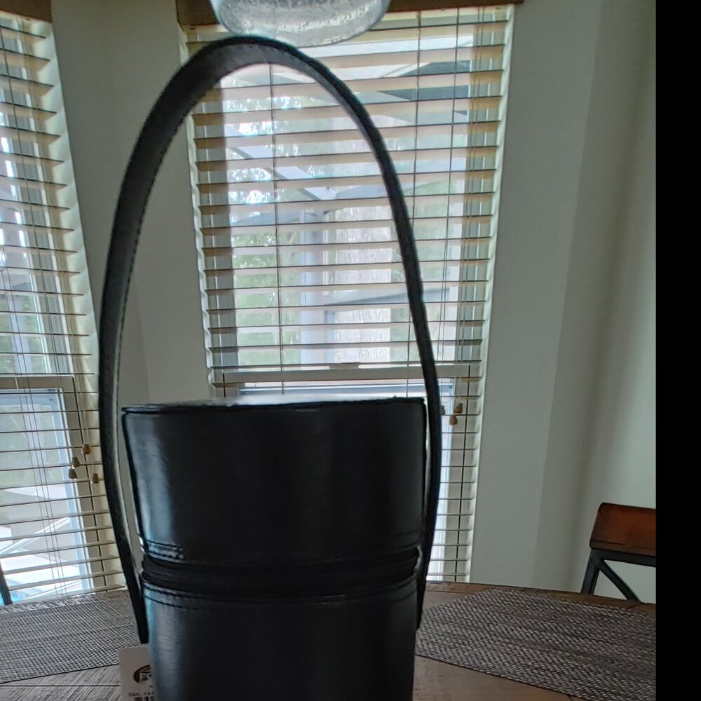 Fossil Leather bottle holder